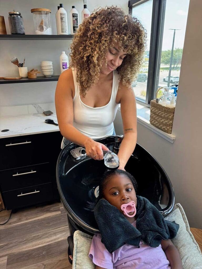 kids curly hair cut near me