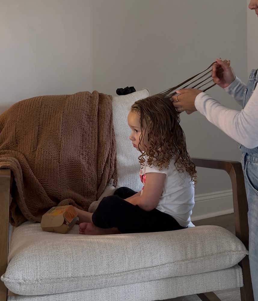 how to style kids curly hair