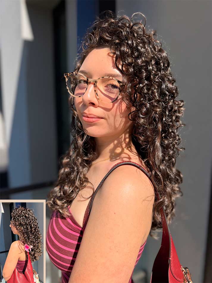 Curly hair on a Latina in jacksonville FL