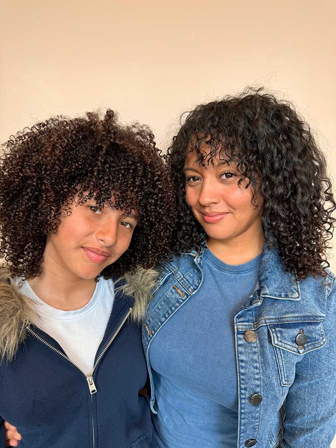 Hispanic curly hair salon Jacksonville friends