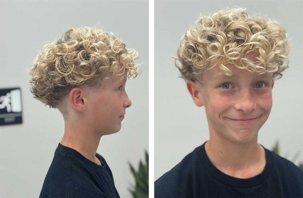 curly haircut for teen boy jacksonville FL