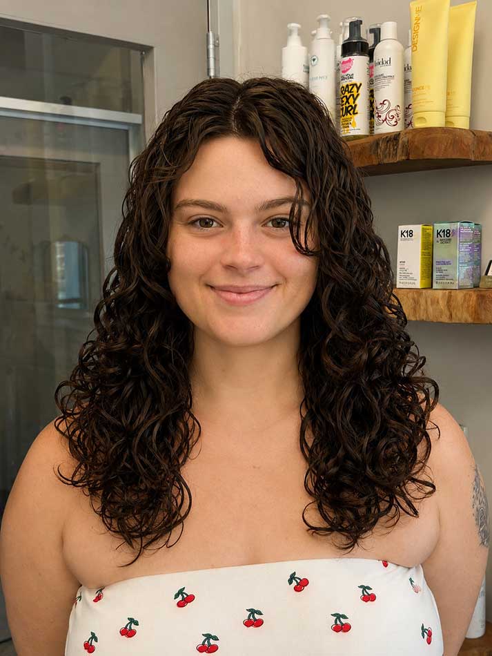 jacksonville curly hair specialist-client